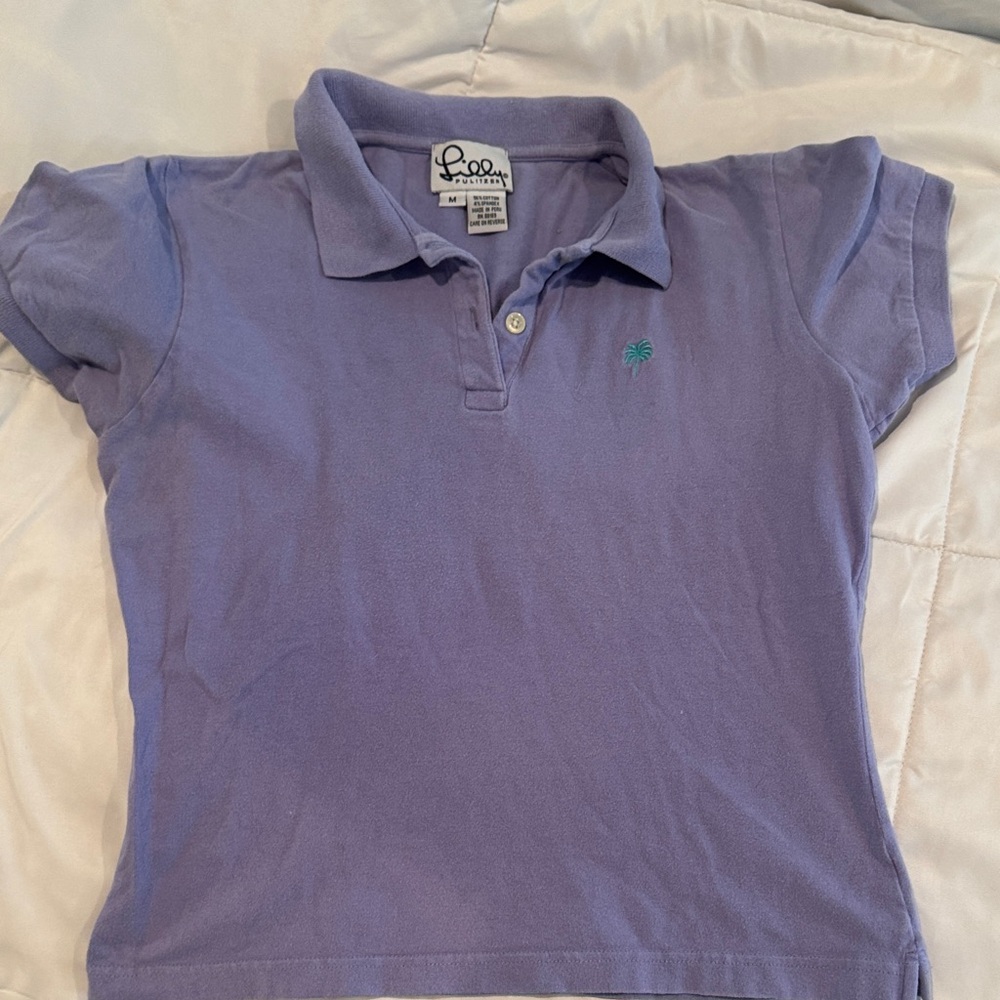 Lilly Pulitzer Purple Polo Shirt